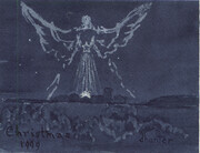 1999  - Angel Over  Bethlehem  card