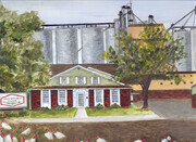 1990 Cold Springs Historical Farm Mural  -  Detail middle section