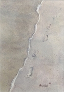 FOOTPRINTS IN THE SAND   Dorothy dhunter Adams    IMG 2609  FRM iPHONE adj