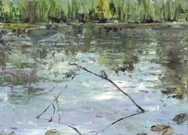 Hanging Out at the Pond   Dorothy dhunter Adams