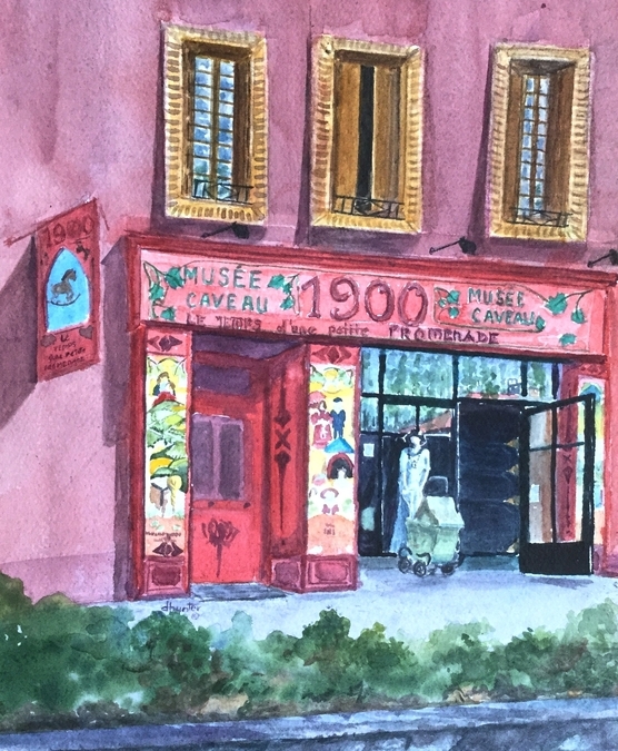 MUSÉE CAVEAU 1900   Lagrasse France   Dorothy dhunter Adams  SOLD