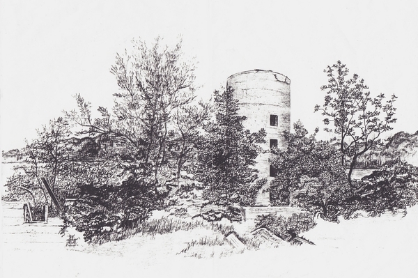 Silo West of Town   Dorothy dhunter Adams 1995  SOLD